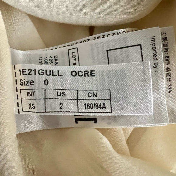 BA&SH || Gullian Metallic Gold Bronze Maxi Dress Open Back Size US 2 XS - Picture 12 of 12